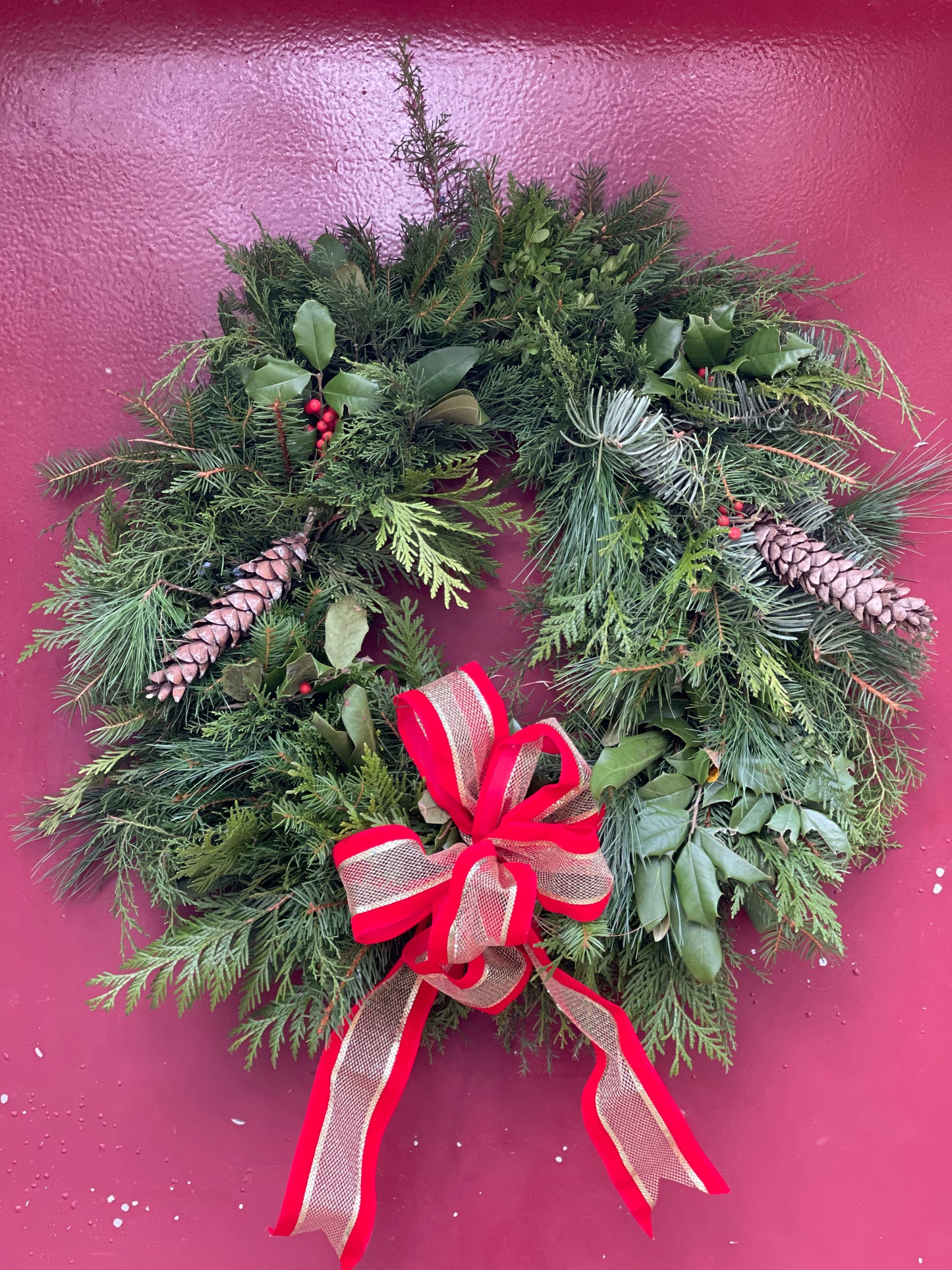 Holiday Wreath - Local NJ Pick Up