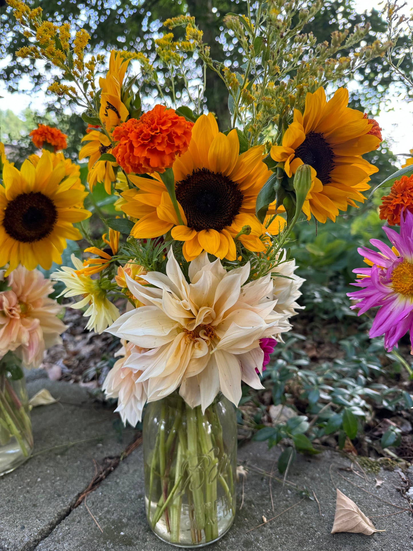 2025 Assorted Cut Flower Mason Jar (Included) Share